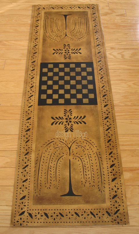 Willow Gameboard / floorcloth