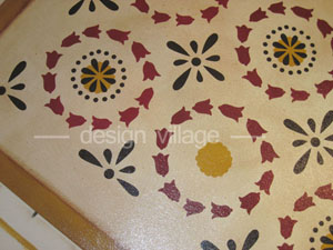 Close up picture of Lunenburg Floorcloth. Click here to view our preview gallery.