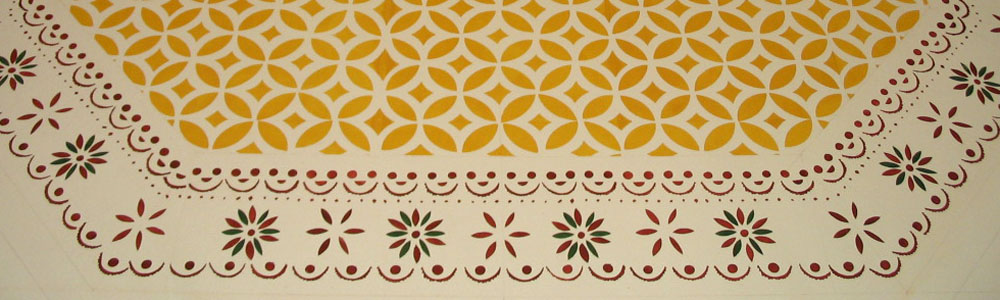 Primitive Willow Floorcloth