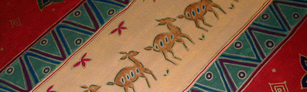 Deer Floorcloth