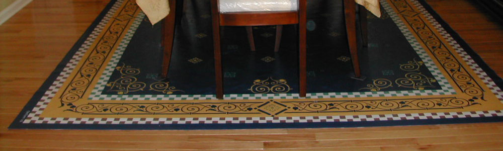 Dining Room Floorcloth