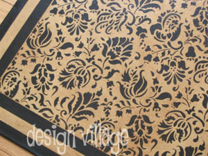 Vintage Brocade Floorcloth