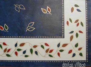 Jasmine Vine Floorcloth