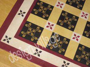 Moroccan Tiles Floorcloth