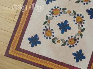 Custom Tiles Floorcloth  