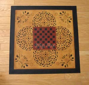 Durant House Gameboard floorcloth 