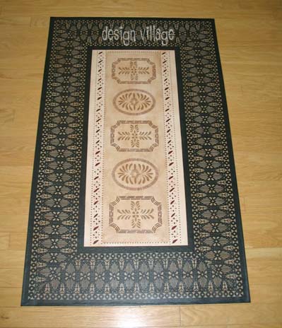 Design Village is proud to donate this hand Painted Floorcloth for the Annual SCAVMA Auction at Cornell University College of Veterinary Medicine
