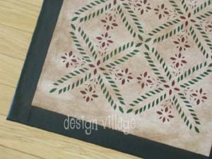 Colonial Flower Floorcloth 6