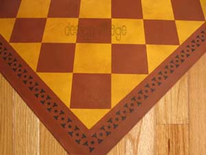 Diamond Pattern with Bump Tavern Border 1