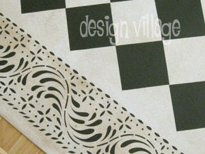 Diamond Pattern with Rosedale Border