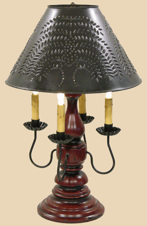 Liberty Lamp in Barn Red
