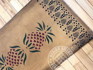 Pineapple Floorcloth