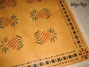 Early American Pineapple floorcloth