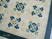 Baltimore Quilt floorcloth