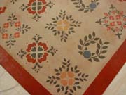 Sampler Floorcloth