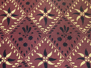 Wayside Inn Floorcloth - Barnyard Red