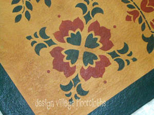 Baltimore Sampler Quilt Floorcloth